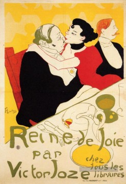  lautrec Tableau - Reine de la joie post Impressionniste Henri de Toulouse Lautrec